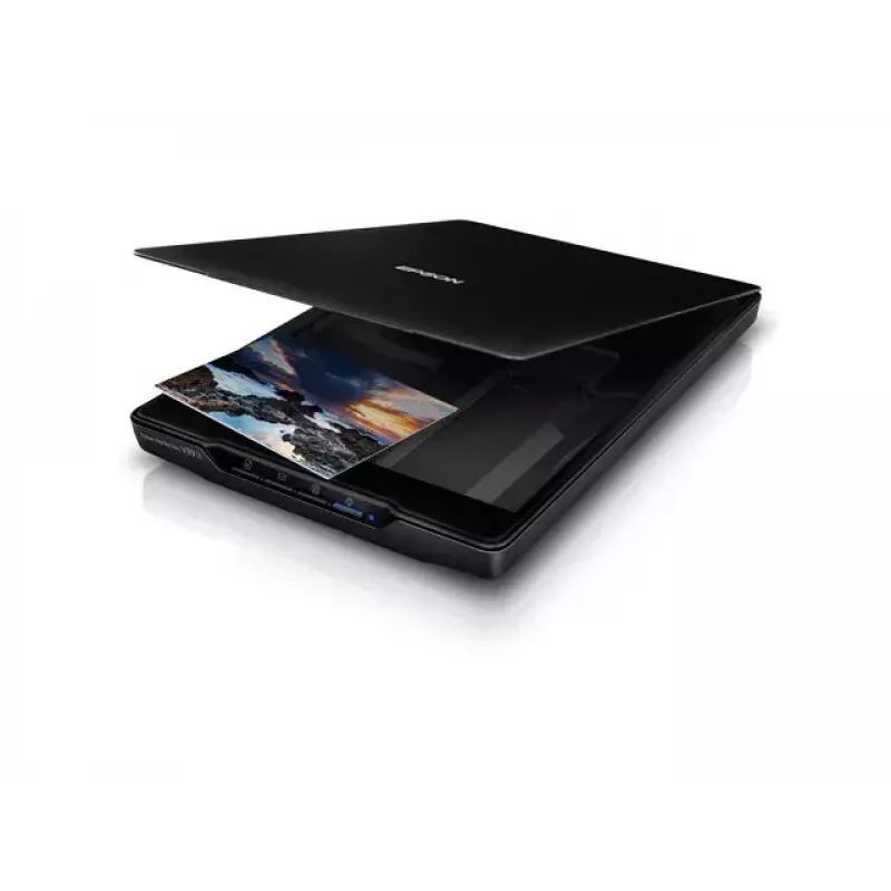 Digitalizador de mesa Epson Perfection V39II — A4, 4800 x 4800 DPI, CIS, alimentado por USB, preto