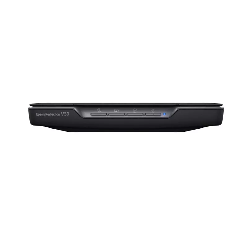 Digitalizador de mesa Epson Perfection V39II — A4, 4800 x 4800 DPI, CIS, alimentado por USB, preto