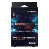 Unidade SSD Samsung 990 PRO com dissipador 2000 GB M.2 2280 M.2 NVMe MZ-V9P2T0CW