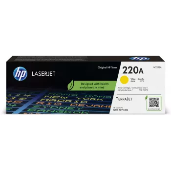 Toner HP 220A amarelo original para LaserJet, 1800 páginas