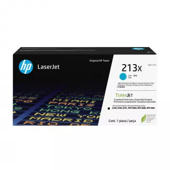 Toner HP 213X ciano alto rendimento original para LaserJet