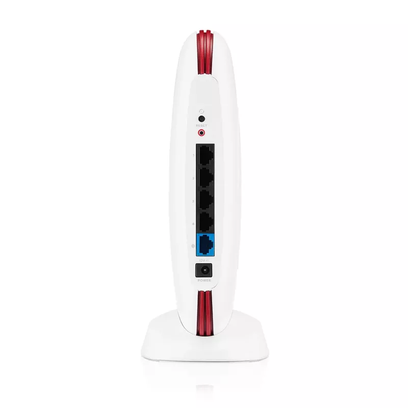 Zyxel SCR50AXE-EU0101F Secure Cloud Managed router sem fios, Wi-Fi 6E tribanda (802.11ax), switch Gigabit de 4 portas