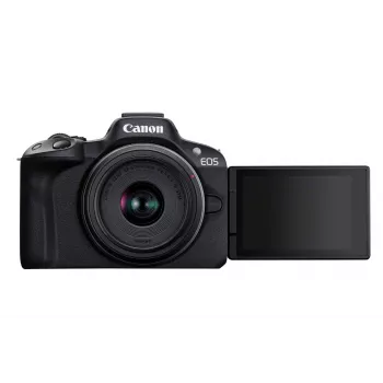 Câmara sem espelho Canon EOS R50 preta 24,2 MP 4K Ultra HD