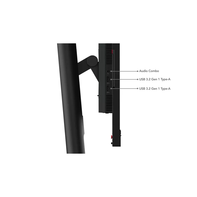 Monitor Lenovo ThinkVision T24mv-30, 60,5 cm (23,8 polegadas), 1920 x 1080 píxeis, Full HD, LED, 6 ms, preto