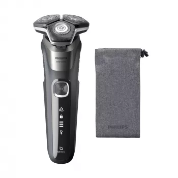 Máquina de barbear Philips SHAVER Series 5000 S5887/10 húmida e seca e estojo macio