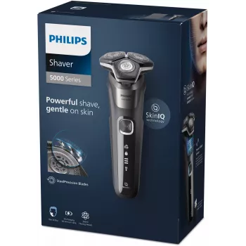 Máquina de barbear Philips SHAVER Series 5000 S5887/10 húmida e seca e estojo macio