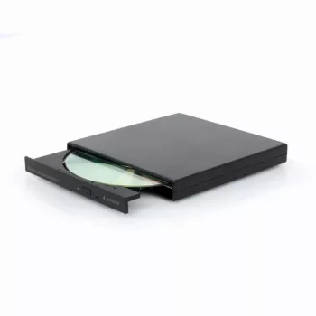Unidade externa de regravação de DVD USB GEMBIRD 24x - preto
