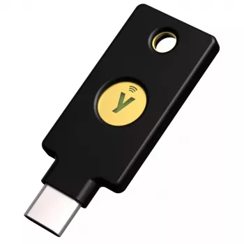 Unidade flash USB Yubico preta