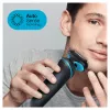 Máquina de barbear Braun Series 5 51-M1200s para homem máquina de barbear de lâminas aparador preto, azul
