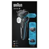 Máquina de barbear Braun Series 5 51-M1200s para homem máquina de barbear de lâminas aparador preto, azul