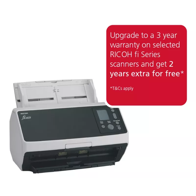 Digitalizador de mesa Ricoh fi-8170 ADF + alimentador 600 x 600 DPI A4 preto, cinzento