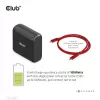 CLUB3D Dock de Carregamento USB Gen1 Type-C Triple Display DP1.4 Alt mode Smart PD3.0 com Fonte de Alimentação 100 Watt