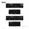 Club3D CSV-1381 comutador HDMI 3 para 1, 8K60Hz/4K120Hz