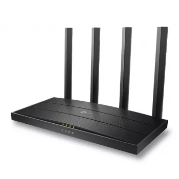 TP-Link Archer AX1500 Router Wi-Fi 6, Wi-Fi 6 (802.11ax), Dualband (2,4 GHz / 5 GHz), Ethernet LAN, Preto, Router de Mesa