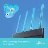 TP-Link Archer AX1500 Router Wi-Fi 6, Wi-Fi 6 (802.11ax), Dualband (2,4 GHz / 5 GHz), Ethernet LAN, Preto, Router de Mesa