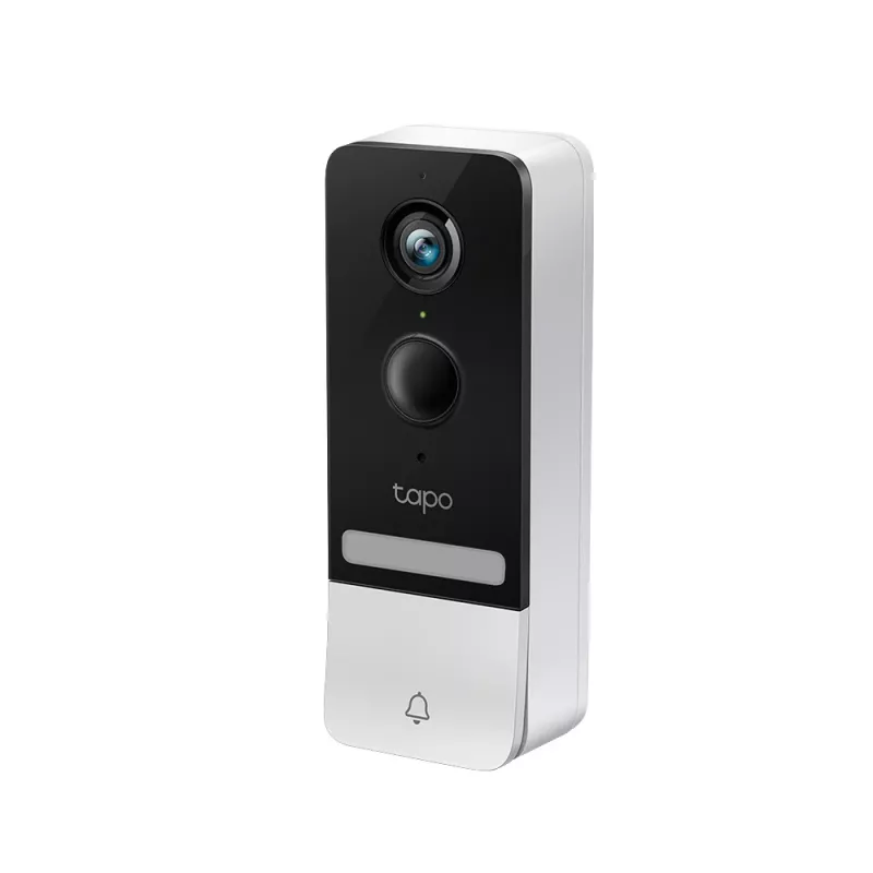 TP-Link Tapo Kit de Campainha com Vídeo Inteligente Câmara, Preto, Branco, IR, CE, RoHS, RCM,R-NZ,FCC, EAC, Triman, UKCA, G.711, 5 MP, 2560 x 1920 Píxeis