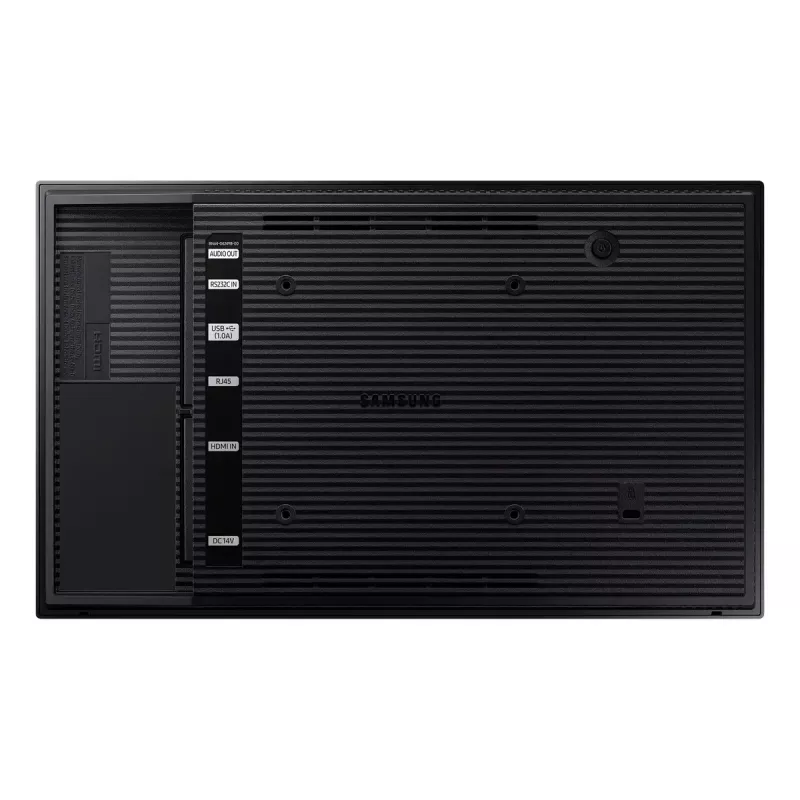 Samsung QB13R-M LH13QBRMBGCXEN ecrã Smart Signage, 33 cm (13 polegadas), Edge LED LCD, Full HD 1920x1080, 500 cd/m², 16/7, Tizen OS, HDMI, USB, LAN, Wi-Fi, preto
