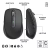 Rato Logitech MX Anywhere 3S Business preto sem fios