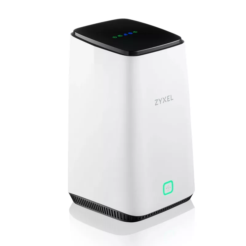 Zyxel FWA510 Router sem Fios Multi-Gigabit Ethernet Tri-Band (2,4 GHz / 5 GHz / 5 GHz) 5G Preto, Branco