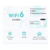 TP-Link DECO X55 (pack de 2) Dualband (2,4 GHz / 5 GHz) Wi-Fi 6 (802.11ax) branco 3 internas