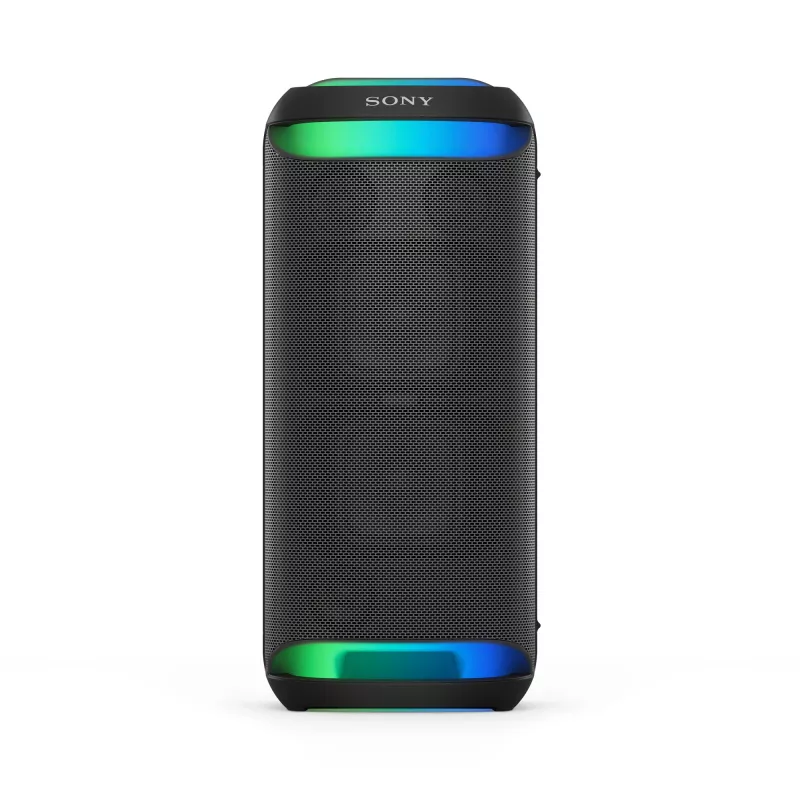 Sony SRS-XV800 - Altifalante de festa sem fios com som 360° potente e MEGA BASS - 25 horas de autonomia da bateria, portátil, para interior e exterior, iluminação, karaoke - preto