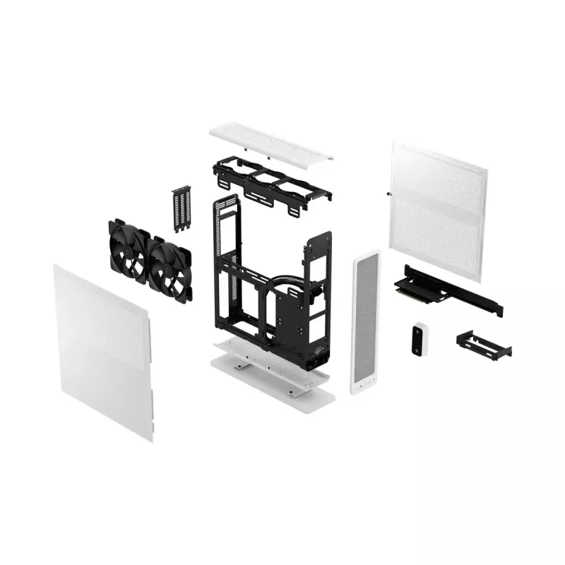 Caixa de PC Fractal Design Ridge Small Form Factor branco