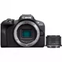 Canon EOS R100 + RF-S 18-45mm F4.5-6.3 IS STM Kit MILC 24,1 MP CMOS 6000 x 4000 píxeis preto