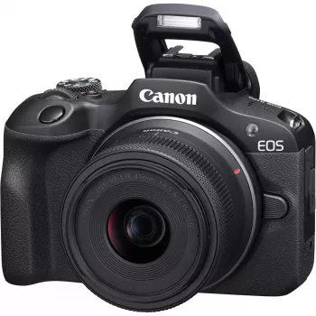 Canon EOS R100 + RF-S 18-45mm F4.5-6.3 IS STM Kit MILC 24,1 MP CMOS 6000 x 4000 píxeis preto