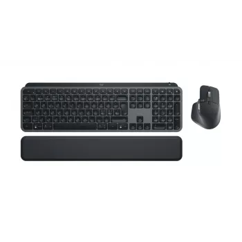 LOGITECH MX Keys S Combo - Graphite - QWERTY dinamarquês/norueguês/sueco/finlandês
