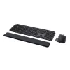 LOGITECH MX Keys S Combo - Graphite - QWERTY dinamarquês/norueguês/sueco/finlandês