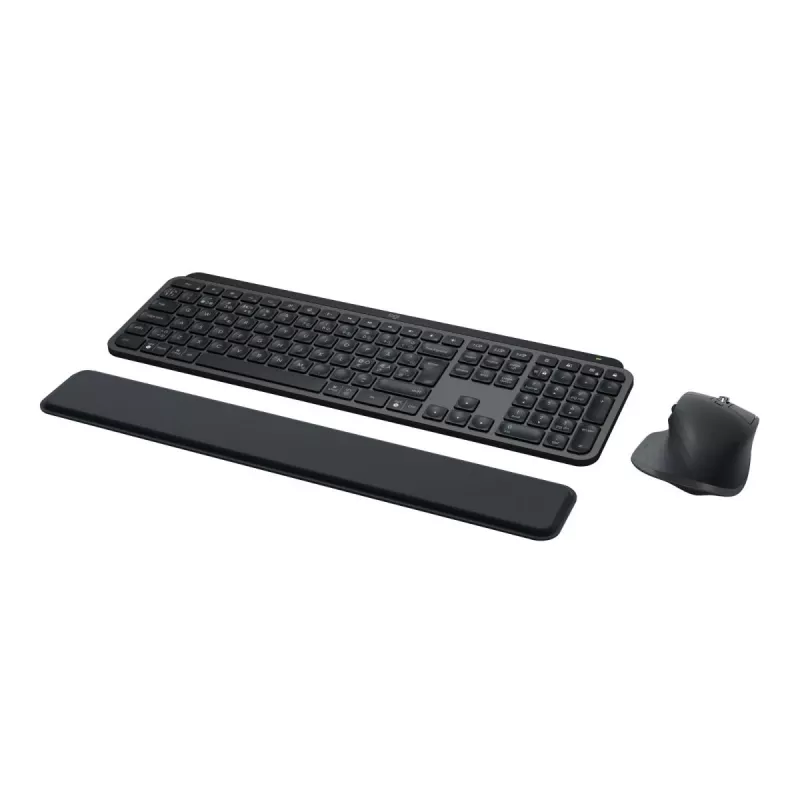 LOGITECH MX Keys S Combo - Graphite - QWERTY dinamarquês/norueguês/sueco/finlandês