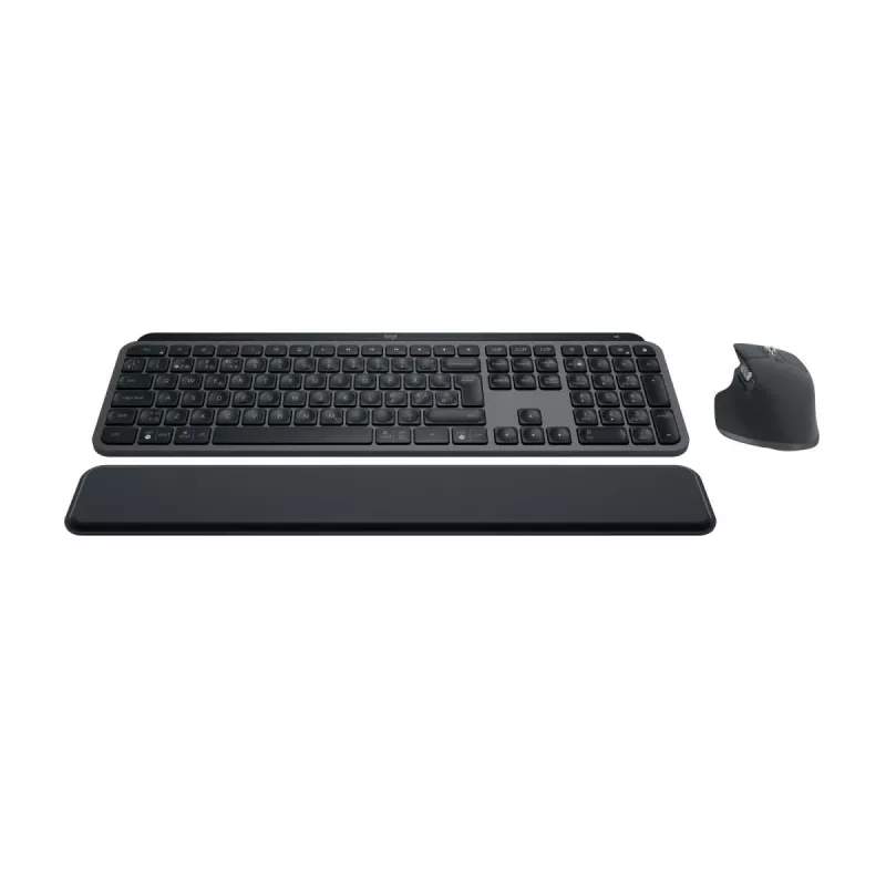 LOGITECH MX Keys S Combo - Graphite - QWERTY dinamarquês/norueguês/sueco/finlandês