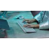 Logitech MX Keys S teclado universal RF sem fios + Bluetooth QWERTY dinamarquês finlandês norueguês sueco alumínio branco