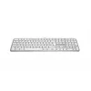 Logitech MX Keys S teclado universal RF sem fios + Bluetooth QWERTY dinamarquês finlandês norueguês sueco alumínio branco