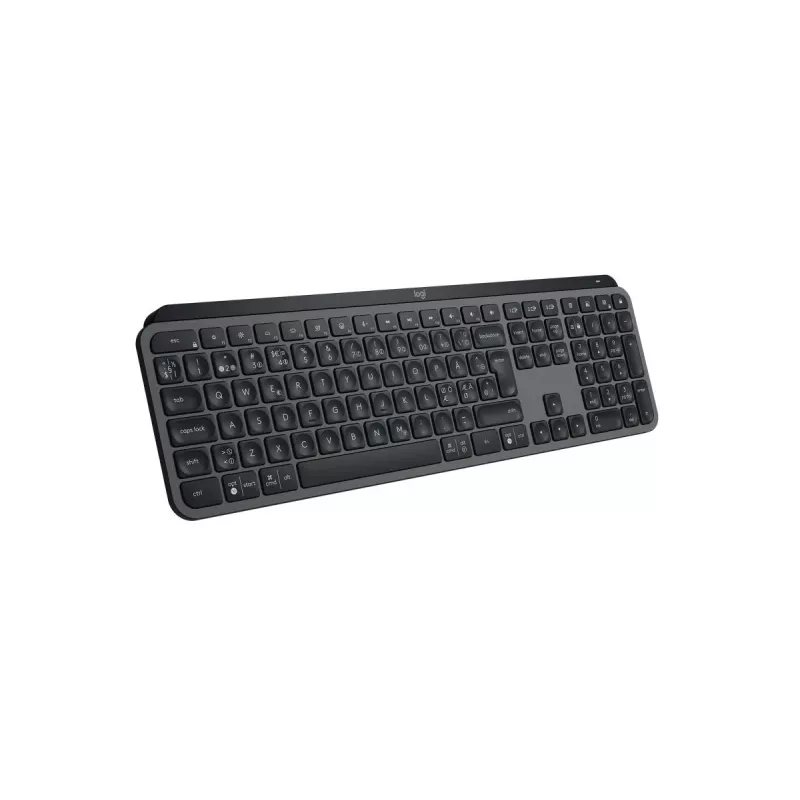 Logitech MX Keys S teclado universal RF sem fios Bluetooth QWERTY dinamarquês finlandês norueguês sueco grafite