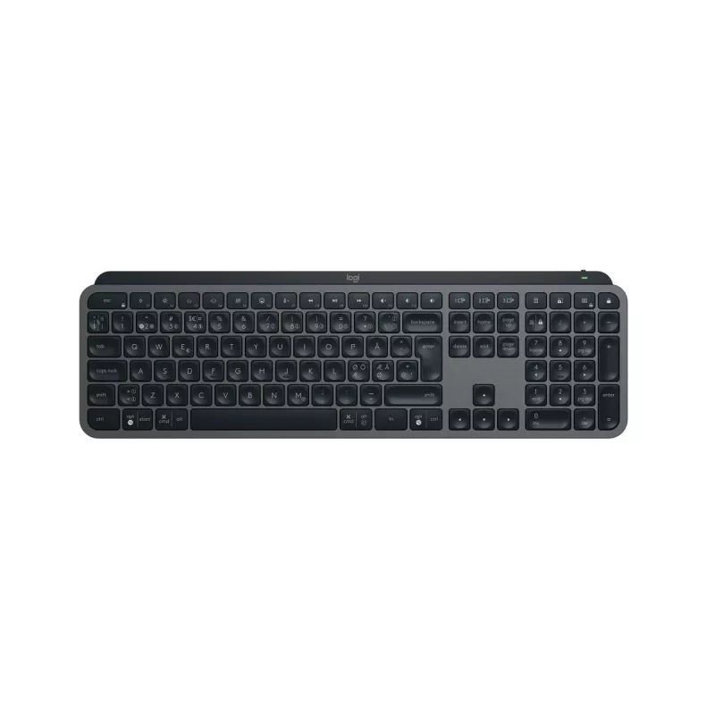 Logitech MX Keys S teclado universal RF sem fios Bluetooth QWERTY dinamarquês finlandês norueguês sueco grafite
