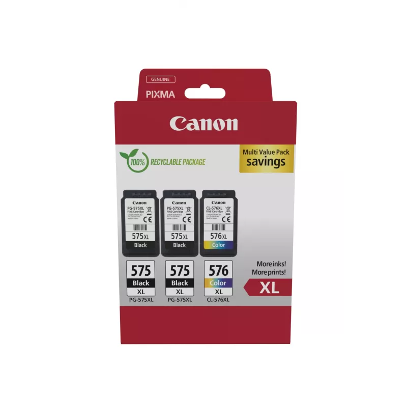 Canon 5437C004 cartucho de tinta 3 unid. original alto rendimento (XL) preto, ciano, magenta, amarelo