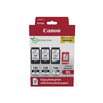 Canon 8286B015 cartucho de tinta 3 unid. original alto rendimento (XL) preto, ciano, magenta, amarelo