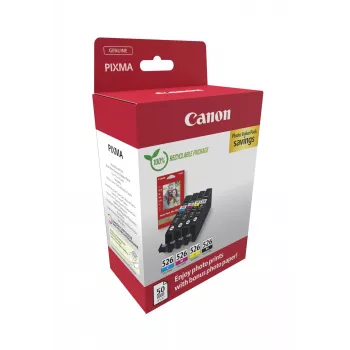 Canon 4540B019 cartucho de tinta 4 unid. original preto, ciano, magenta, amarelo