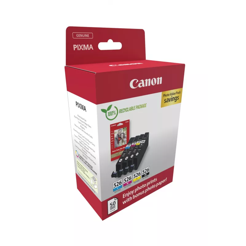 Canon 4540B019 cartucho de tinta 4 unid. original preto, ciano, magenta, amarelo