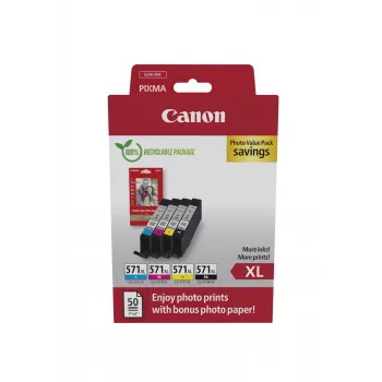 Canon 0332C006 cartucho de tinta 4 unid. original alto rendimento (XL) preto, ciano, magenta, amarelo