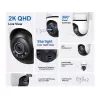 TP-Link Tapo câmara de segurança Wi-Fi exterior com rotação/inclinação, câmara de segurança IP, interior e exterior, sem fios, CE, FCC, RoHS, RCM, teto, preto, branco