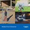 TP-Link Tapo câmara de segurança Wi-Fi exterior com rotação/inclinação, câmara de segurança IP, interior e exterior, sem fios, CE, FCC, RoHS, RCM, teto, preto, branco