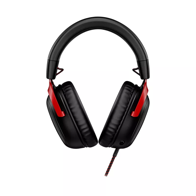 HyperX Cloud III - headset gaming (preto/vermelho)