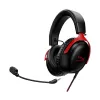 HyperX Cloud III - headset gaming (preto/vermelho)