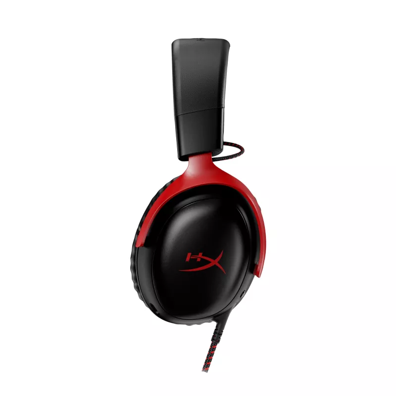 HyperX Cloud III - headset gaming (preto/vermelho)