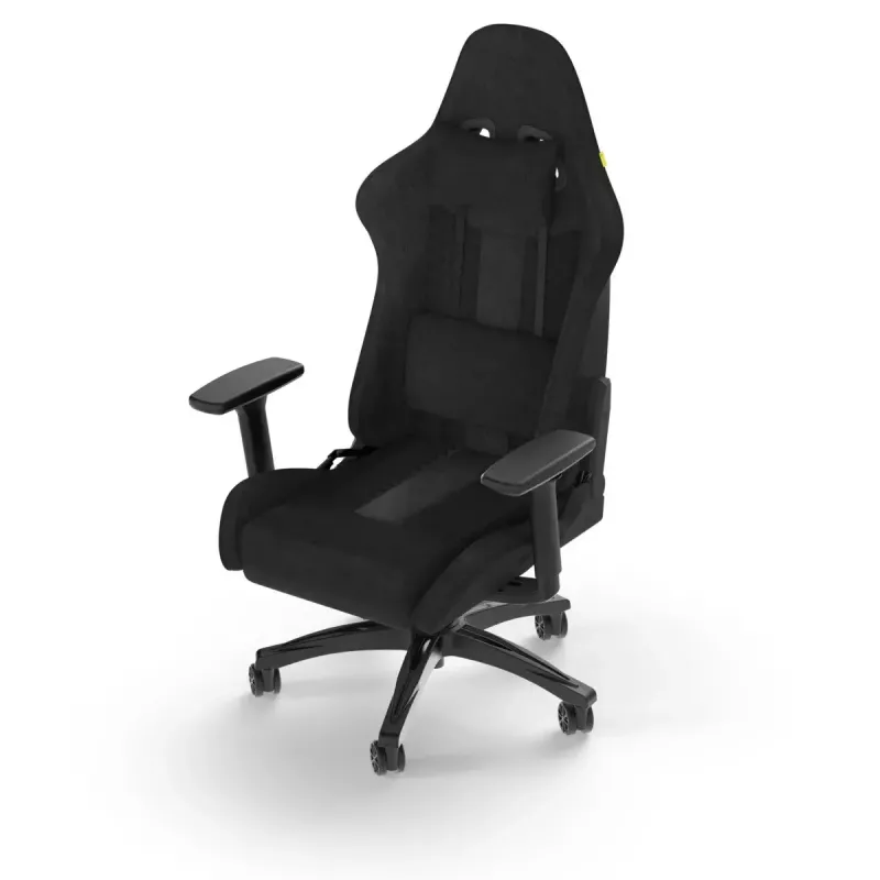 Corsair TC100 RELAXED assento almofadado preto encosto 59,5x81 cm