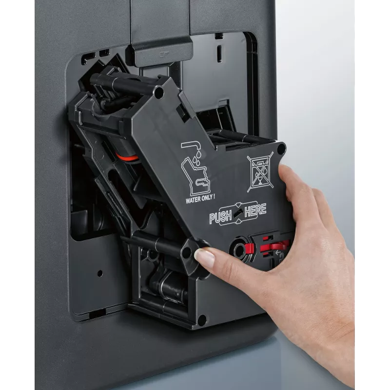 Máquina de café Siemens EQ.6 plus s100 — depósito de água 1,7 l, 15 bar, depósito de grãos 300 g, 1500 W