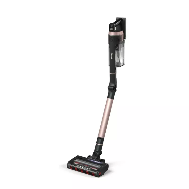 Aspirador vertical 2 em 1 Shark Stratos, sem saco, a bateria, 60 min. de autonomia, escova motorizada, bocal para fendas, estação de carregamento