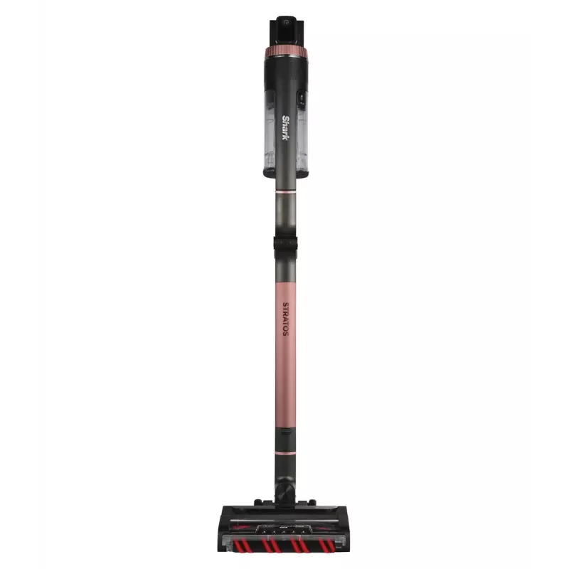 Aspirador vertical 2 em 1 Shark Stratos, sem saco, a bateria, 60 min. de autonomia, escova motorizada, bocal para fendas, estação de carregamento